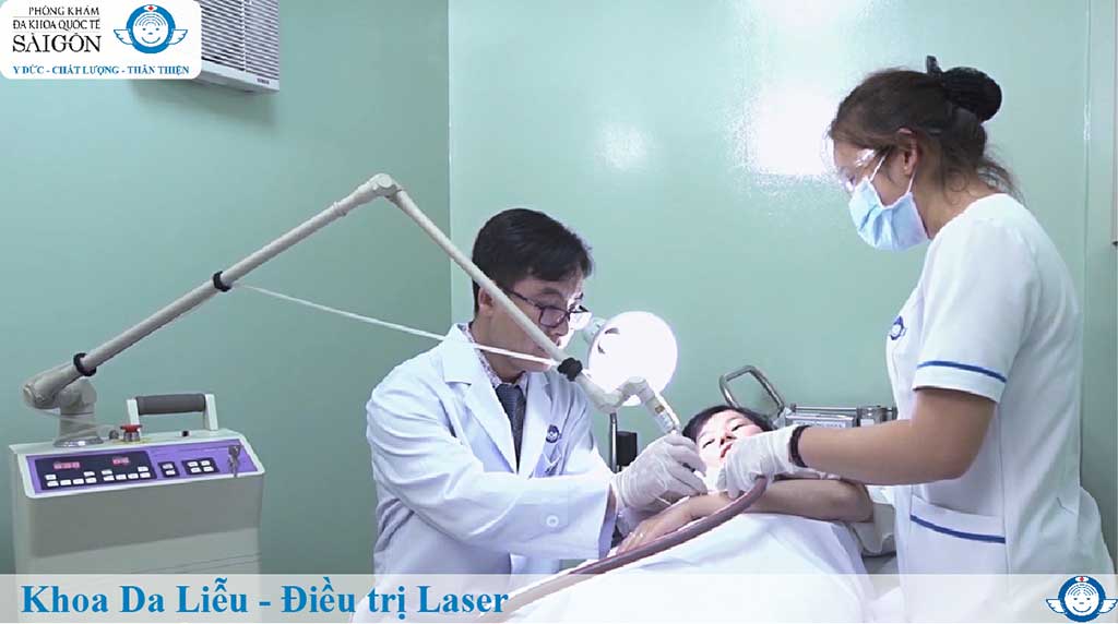 khoa da liễu điều trị laser